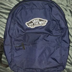 DARK BLUE VANS BOOKBAG!!